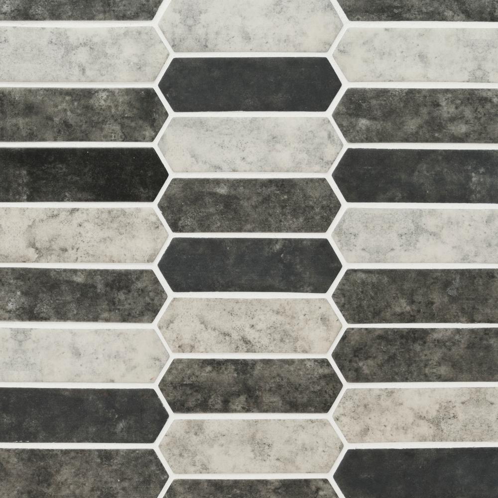 MSI Urban Tapestry Hexagon 12 in. x 12 in. x 6 mm Glass MeshMounted