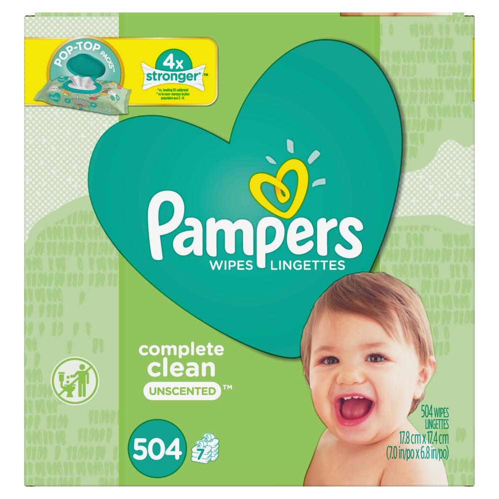 pampers complete clean scented baby wipes