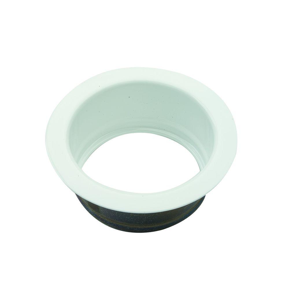 Brasscraft 3-1/2 inch Garbage Disposal Flange in White by BrassCraft