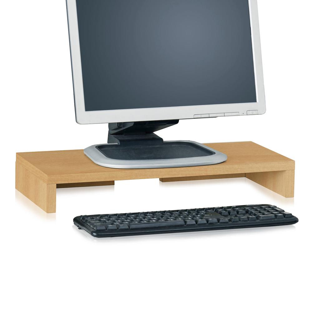 Oak Desk Organizers Accessories Office Supplies The Home Depot Zboard Eco Computer Monitor Stand In Natural