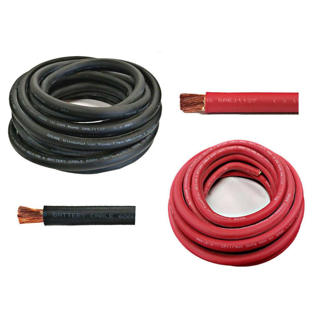 10pcs of 3//8 Tinned Copper Cable Lug Terminal Connectors 12.5 Feet Black Welding Battery Pure Copper Flexible Cable 8 Gauge 8 AWG 12.5 Feet Red 3 Feet Black Heat Shrink Tubing