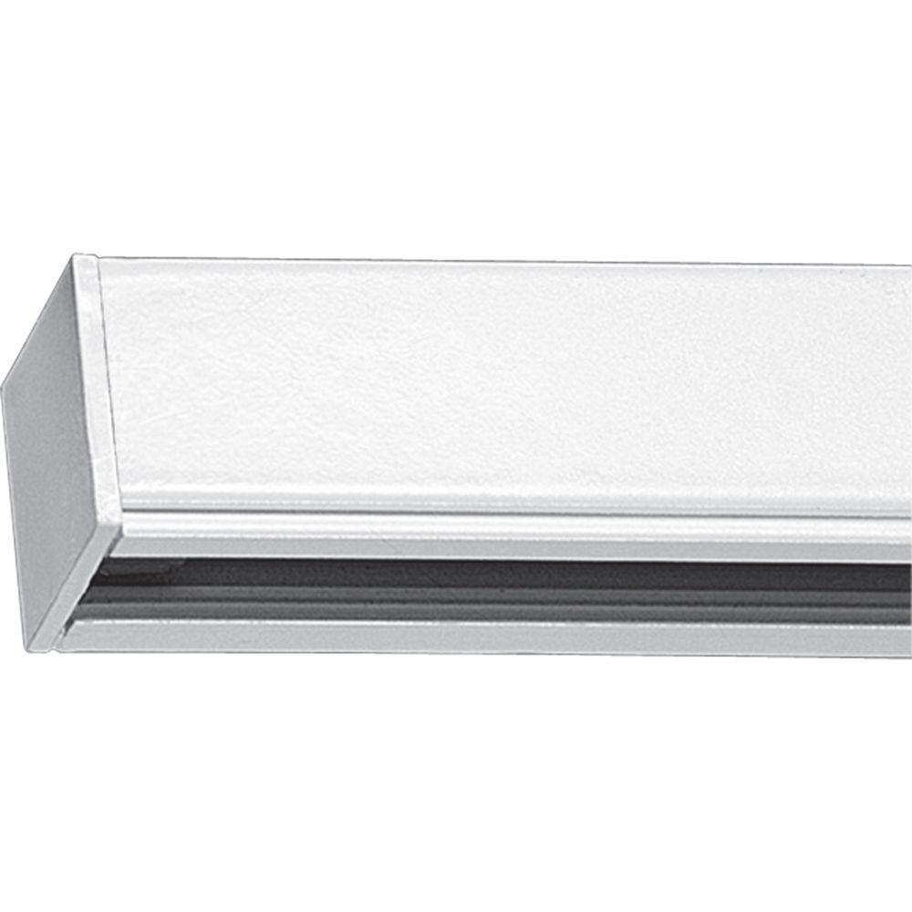 Progress Lighting White 2 Ft Track Section P9103 28 The Home Depot Progress Lighting White 2 Ft Track