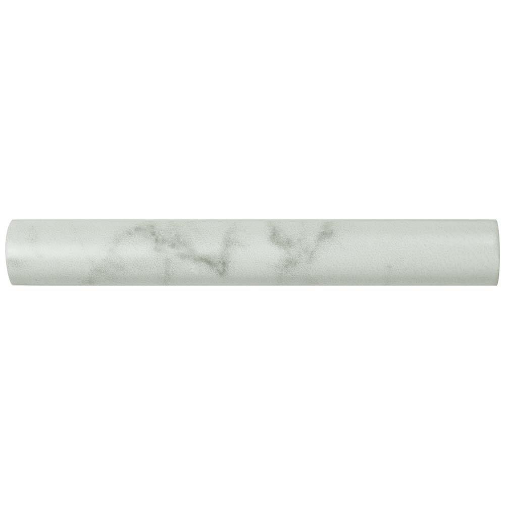 White 1x6 Quarter Round Tile Trim Tile The Home Depot