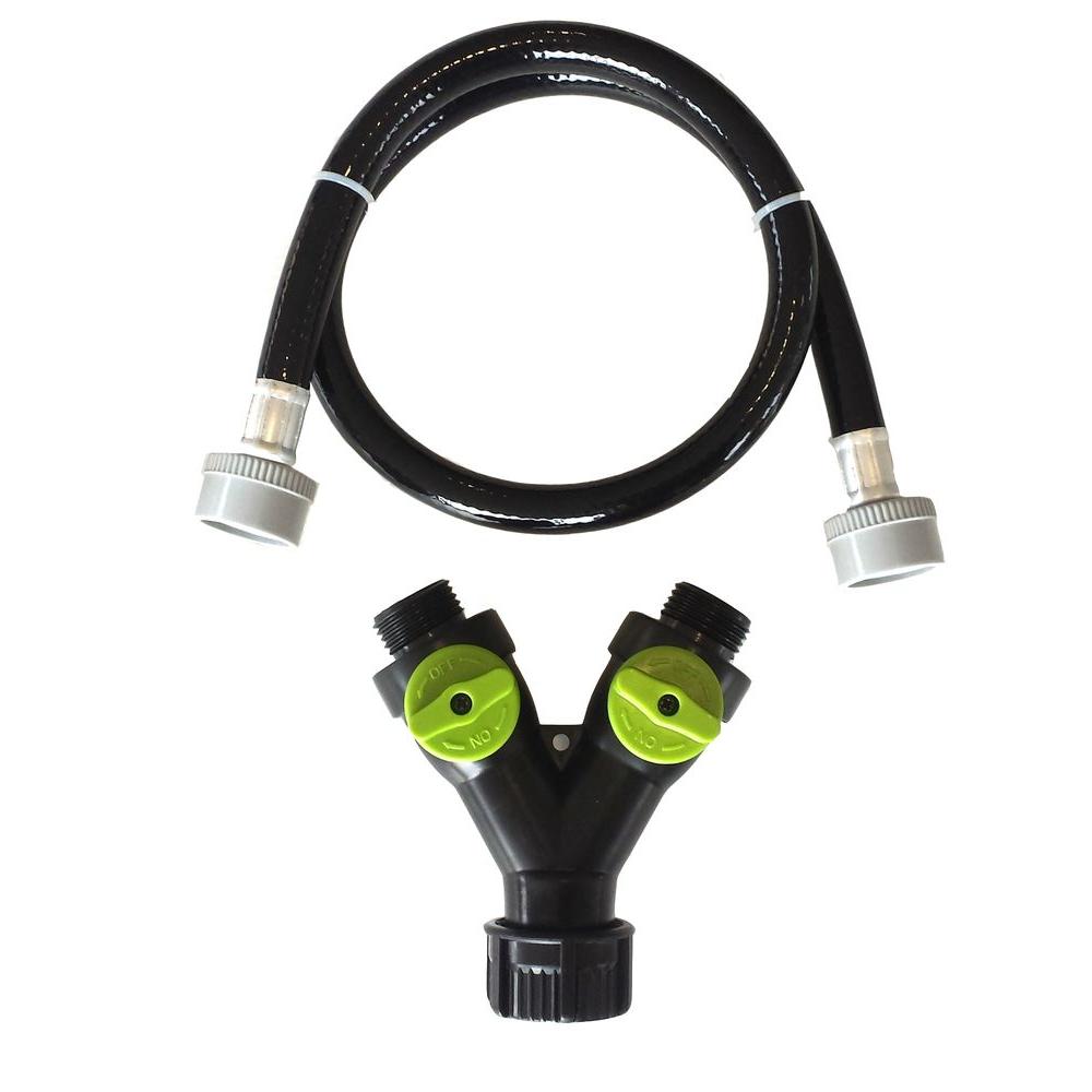 EarthMinded Rain Barrel Bottom Linking Kit with Y ConnectionFRN092