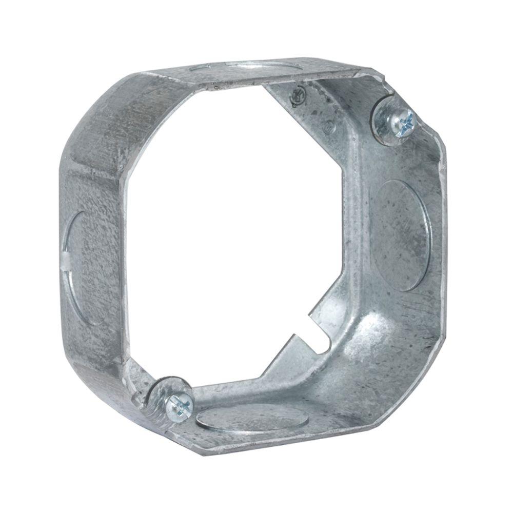 RACO 4 in. Octagon Extension Ring, 1-1/2 in. Deep with 3/4 in. KO's (25 ...