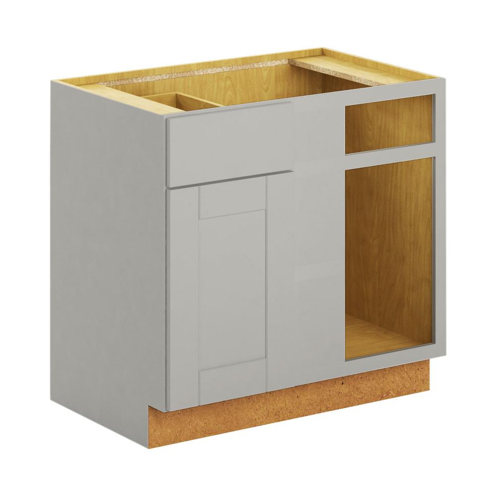 Hampton Bay Princeton Shaker Assembled 36x34 5x24 In Blind Corner