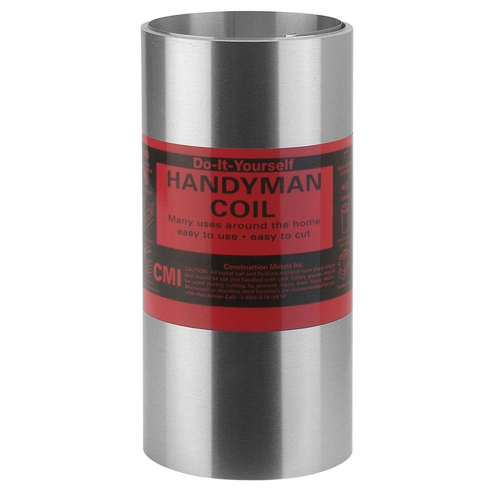 Construction Metals 8 in. x 25 ft. Aluminum Roll Valley FlashingRV825A The Home Depot