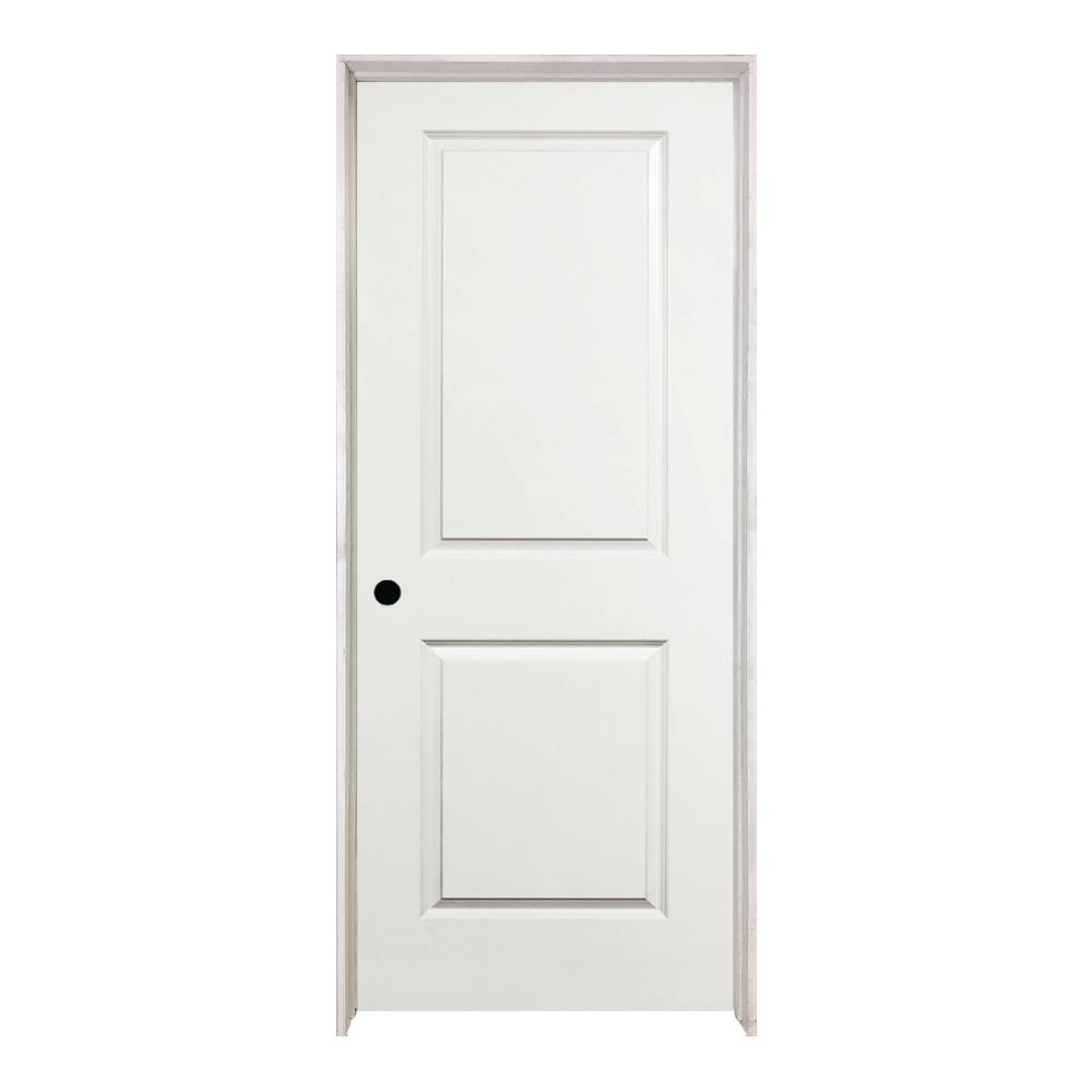 Steves Sons 30 In X 80 In 2 Panel Square Top Primed White