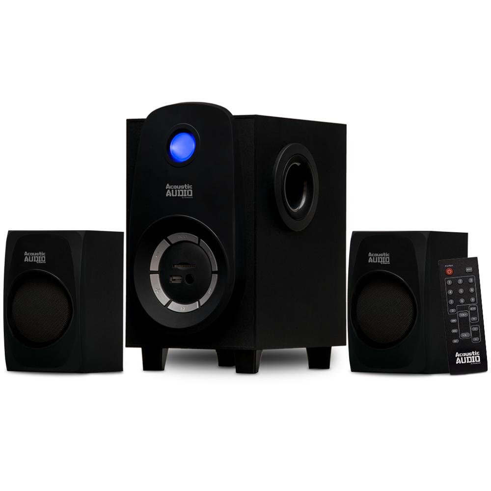 SD and full function remote control beFree Sound 2.1 Bluetooth Speaker System for any PC or Home Entertainment with FM Radio