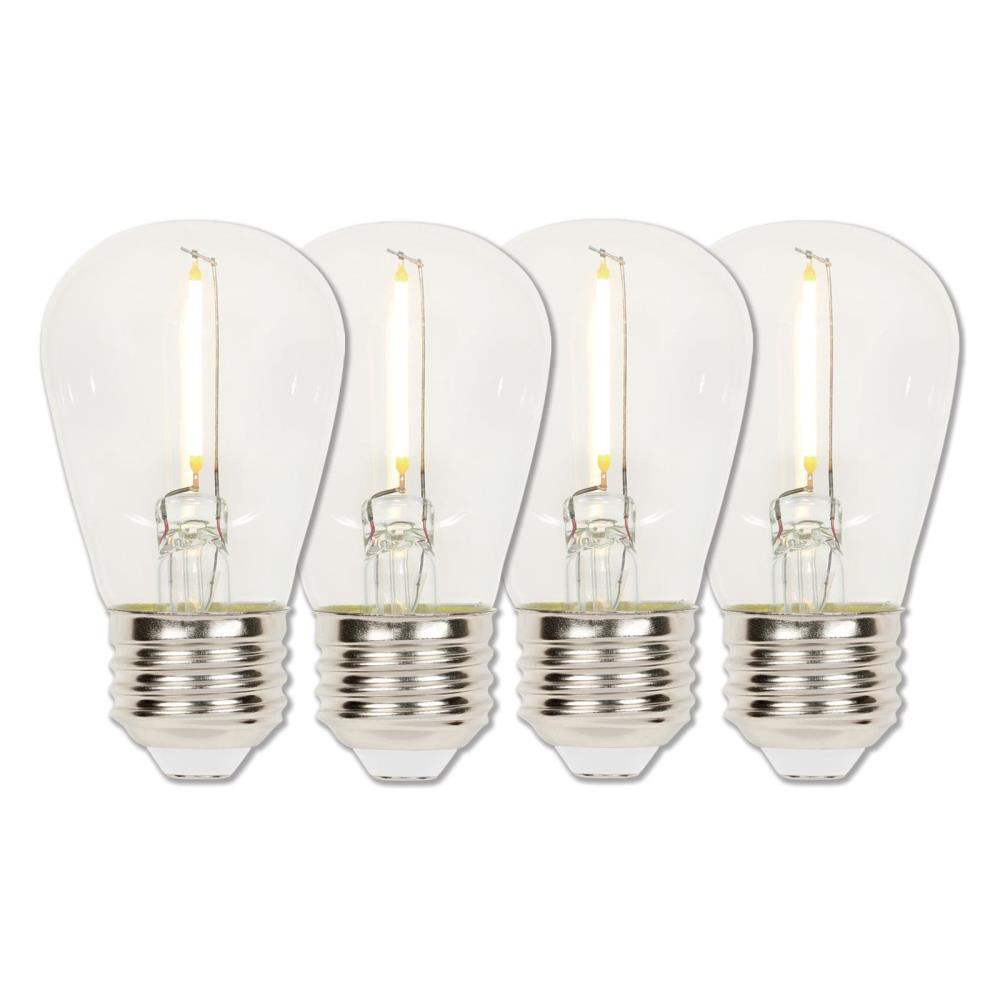 Westinghouse 15Watt Equivalent S14 Clear LED Light Bulb Soft White (4Pack)5511620 The Home