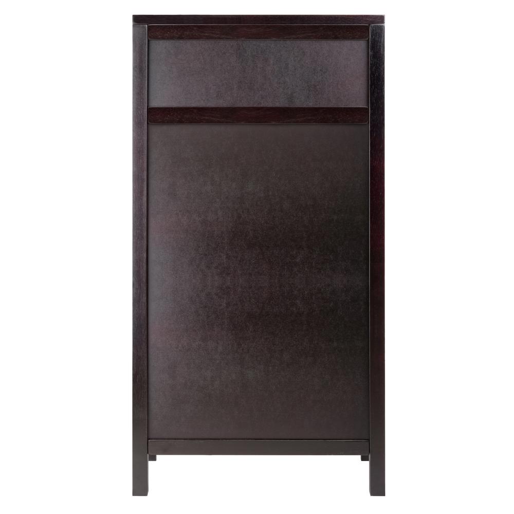 Winsome Wood Ancona 24Bottle Espresso Bar 92738 The Home Depot