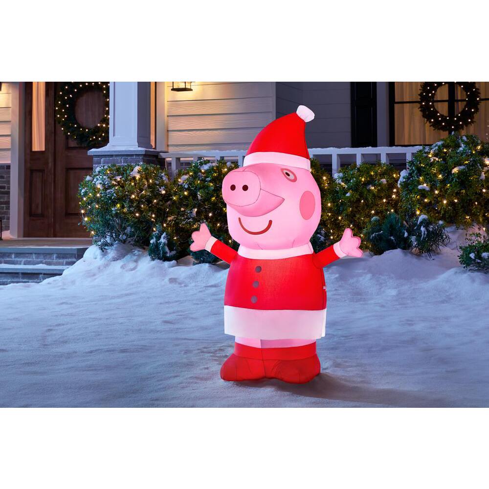 Peppa Pig Christmas Inflatables Outdoor Christmas Decorations The