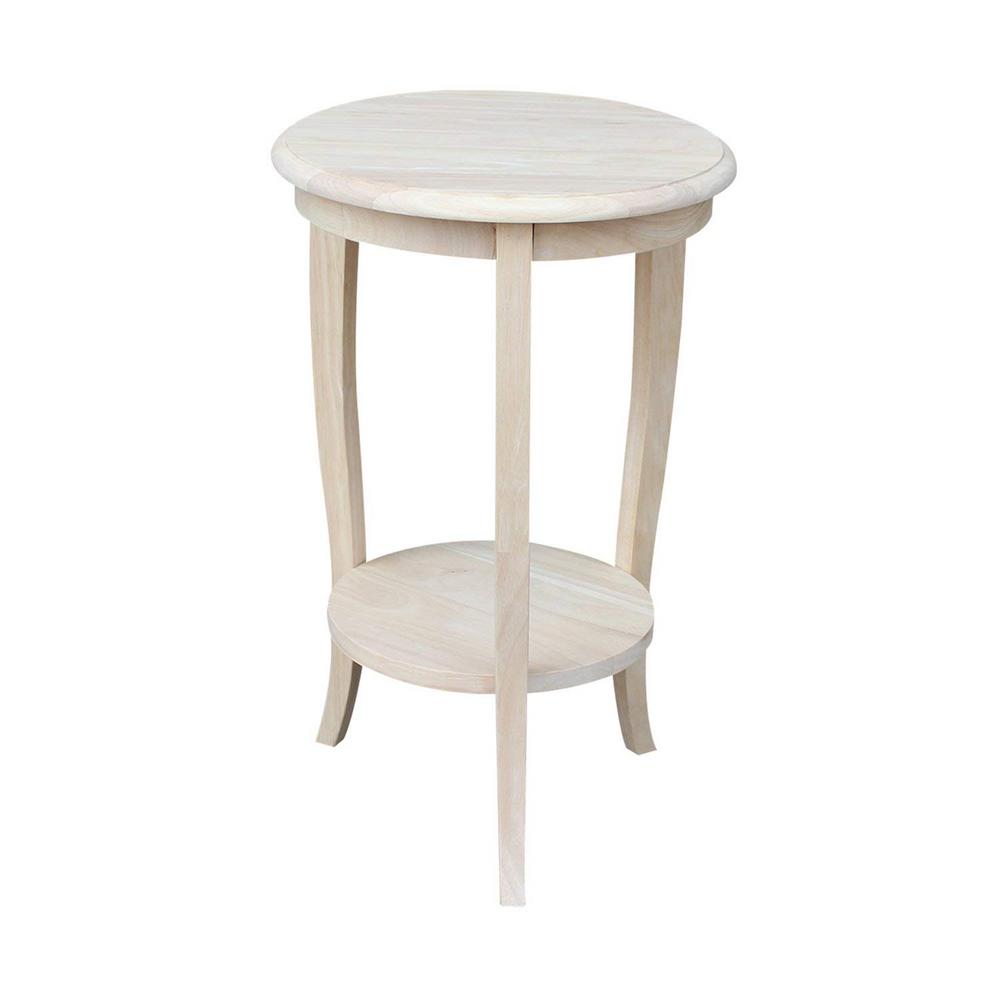 International Concepts Cambria Unfinished End Table OT-18R-16 - The ...