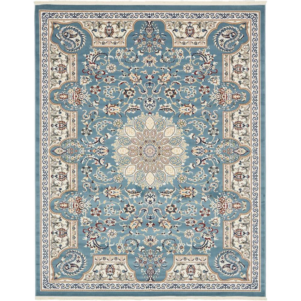 Unique Loom Del Mar Blue 8' x 10' Rug3133398 The Home Depot