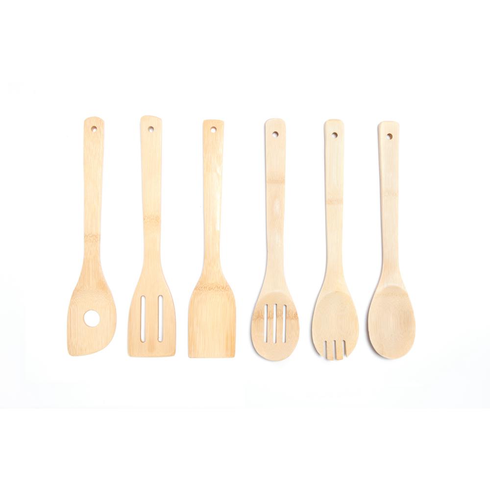 bamboo kitchen utensil set