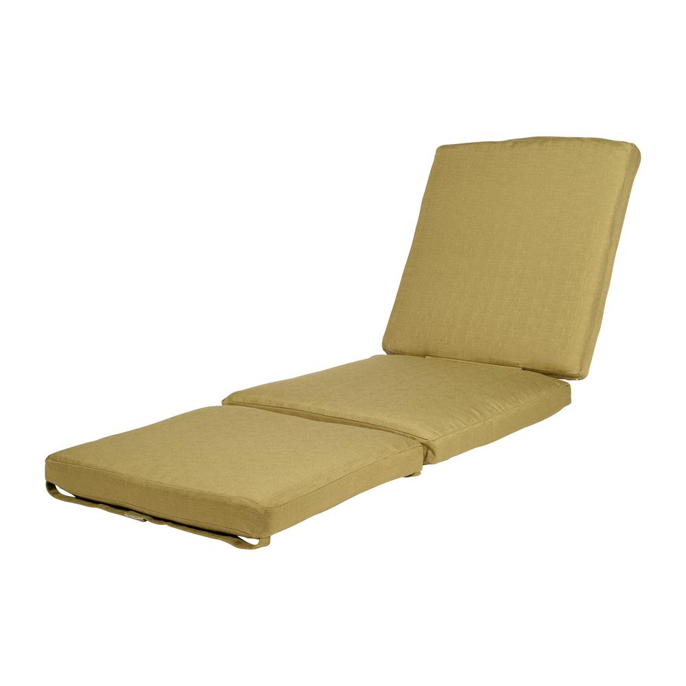 Hampton Bay Fast Drying Chaise Lounge Cushions Outdoor