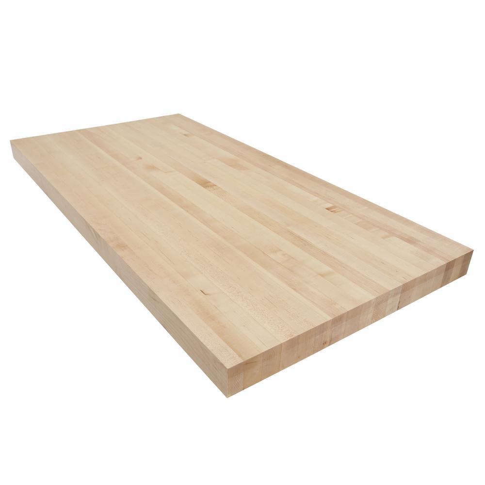 Butchers Block Countertops The Home Depot 5 Ft L X 2 6 In D 3