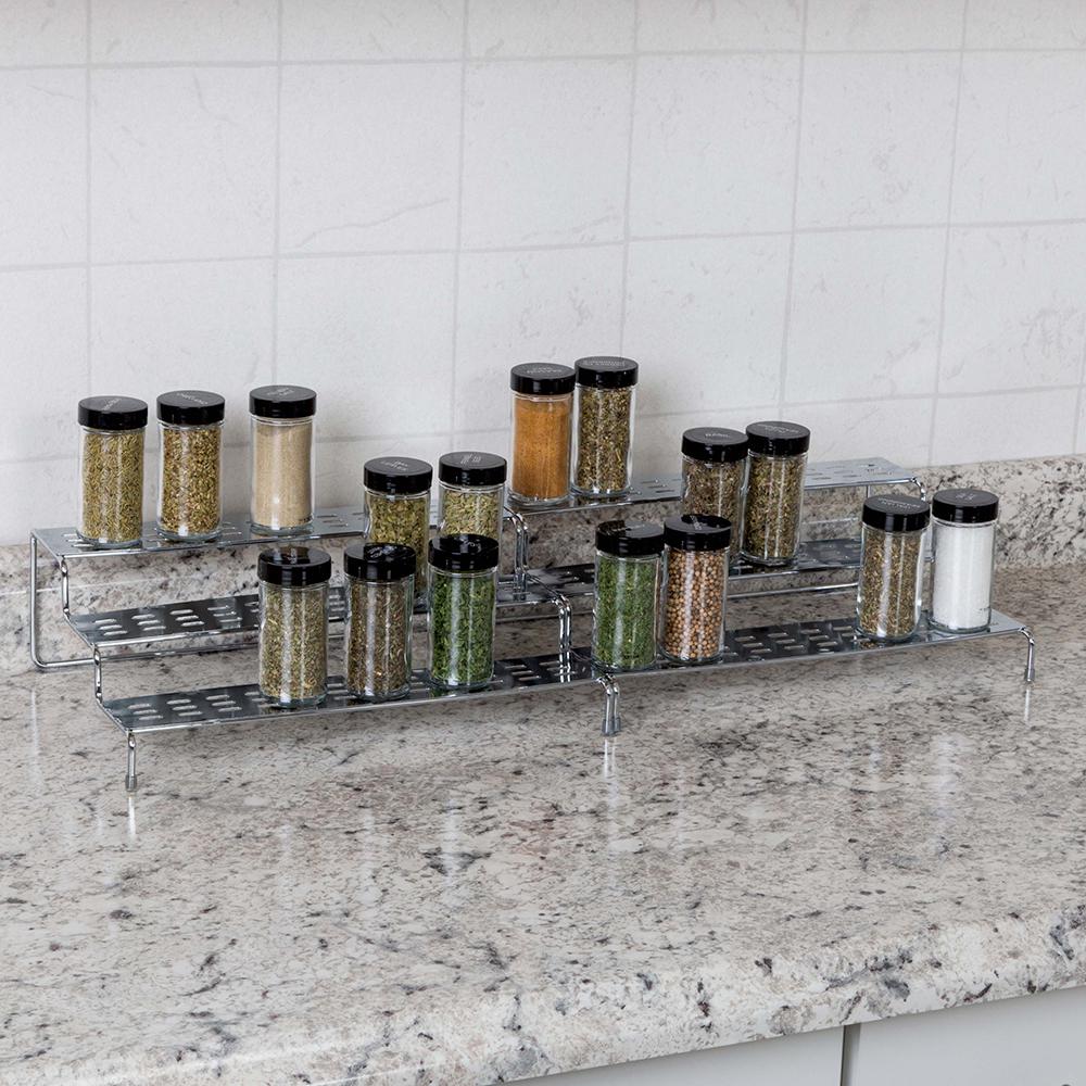 Mind Reader 1 Shelf Countertop Spice Rack Kitchen Rack Storage