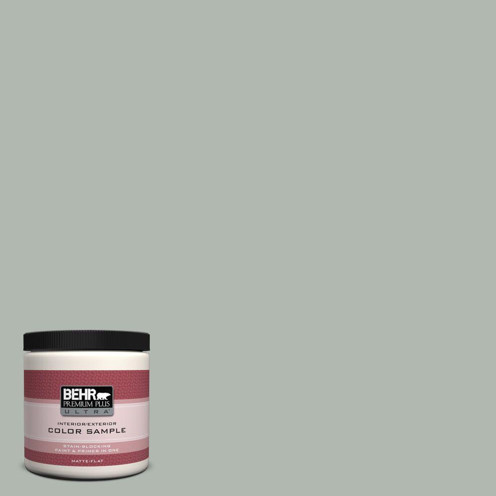 Behr Paint The Home Depot Ppu12 14 Verdigris Matte Interior Exterior Paint And Primer In