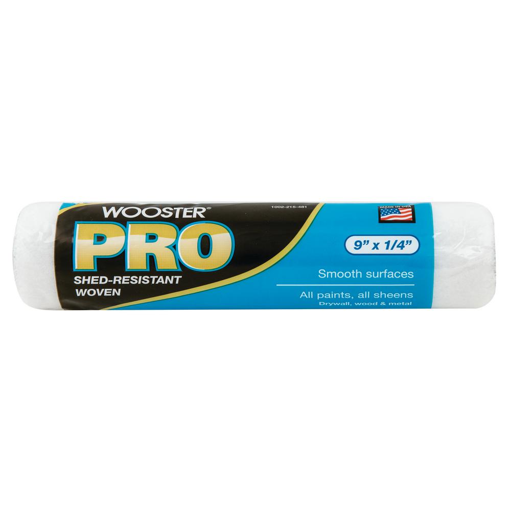 Wooster 9 in. x 1/4 in. HighDensity Pro Woven Fabric Roller Cover