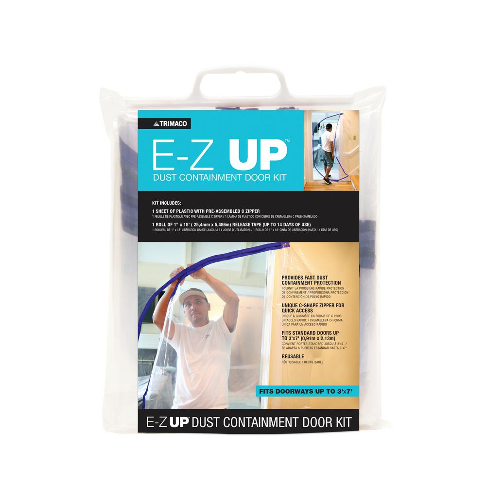 Trimaco Trimaco E Z Up Dust Containment Door 54740 Hd The Home Depot