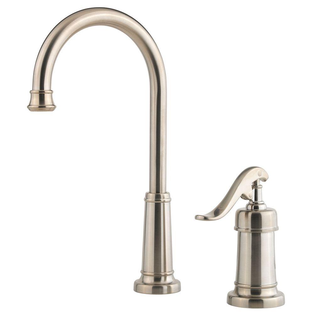 Pfister Ashfield Single Handle Bar Prep Faucet In Brushed Nickel