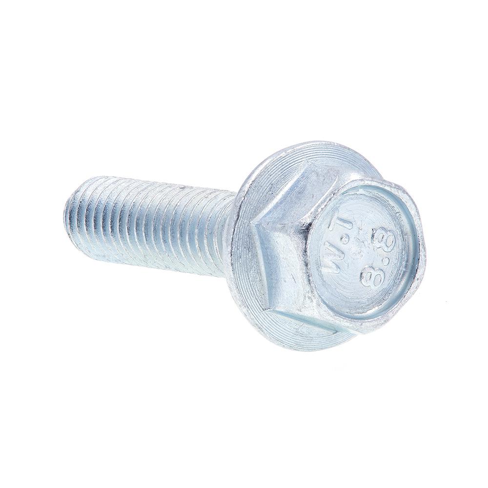25-Pack 5//16 in.-18 X 1 in. Prime-Line 9090912 Serrated Flange Bolts Zinc Plated Case Hardened Steel