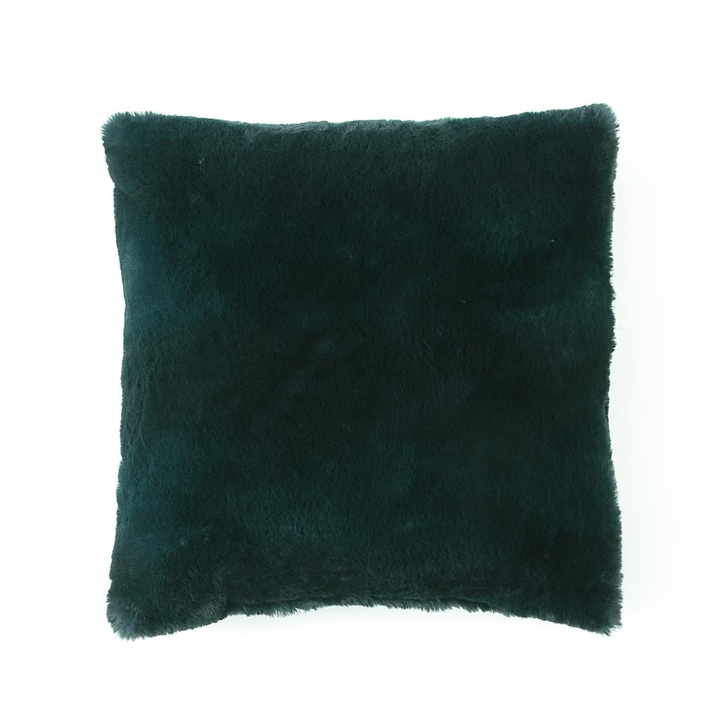 Morgan Home Millburn Faux Fur Throw Pillows, Green-M602054 - The Home Depot