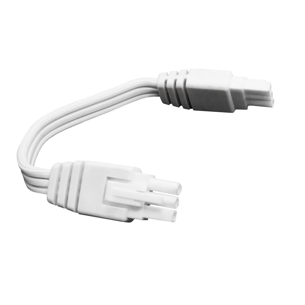 10-Pack WH LINKABLE LED STRIP CORD 18 IN