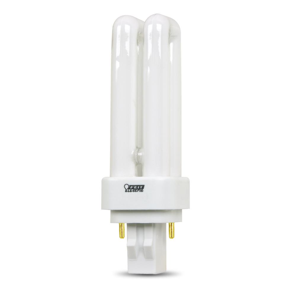 6 Sylvania 13w soft white Fluorescent Lightbulbs 4.5” GX23-2 2-pin Base