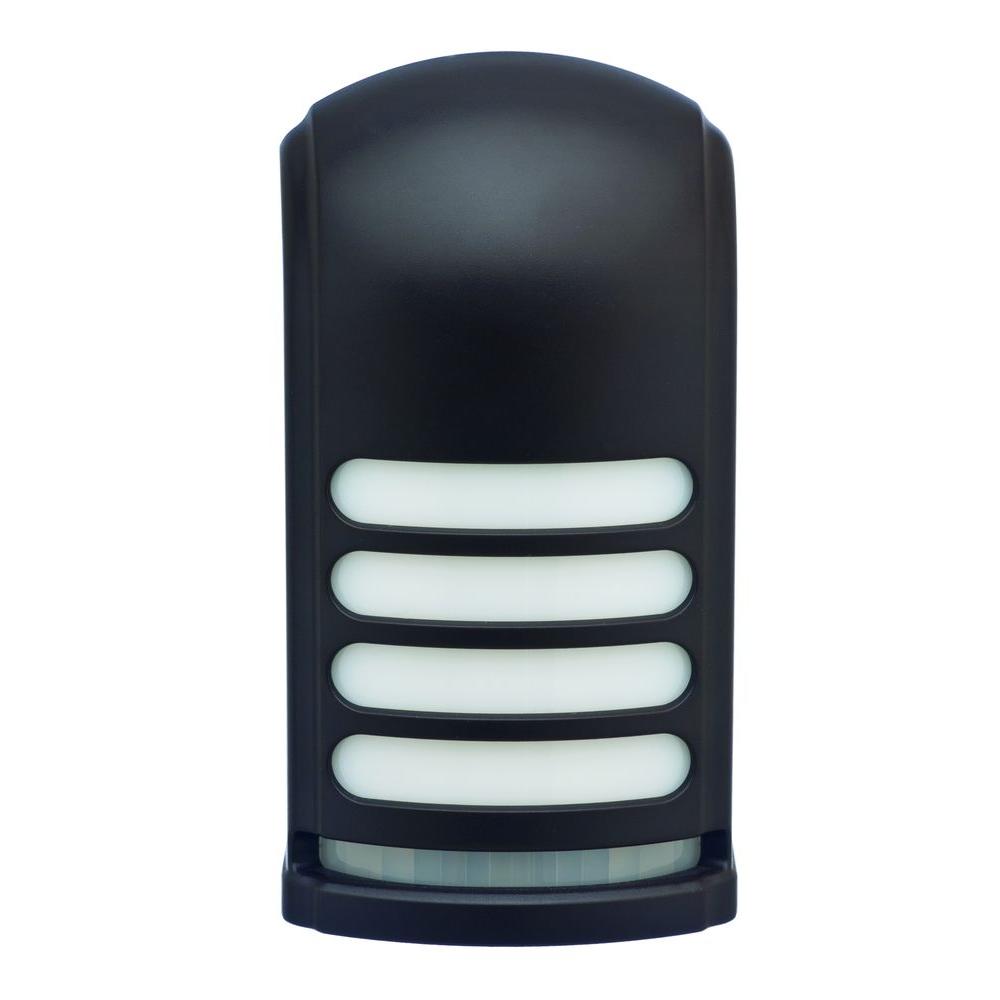 Motion Sensing Deck Lighting Outdoor The Home Depot Bronze Motion Deck Light