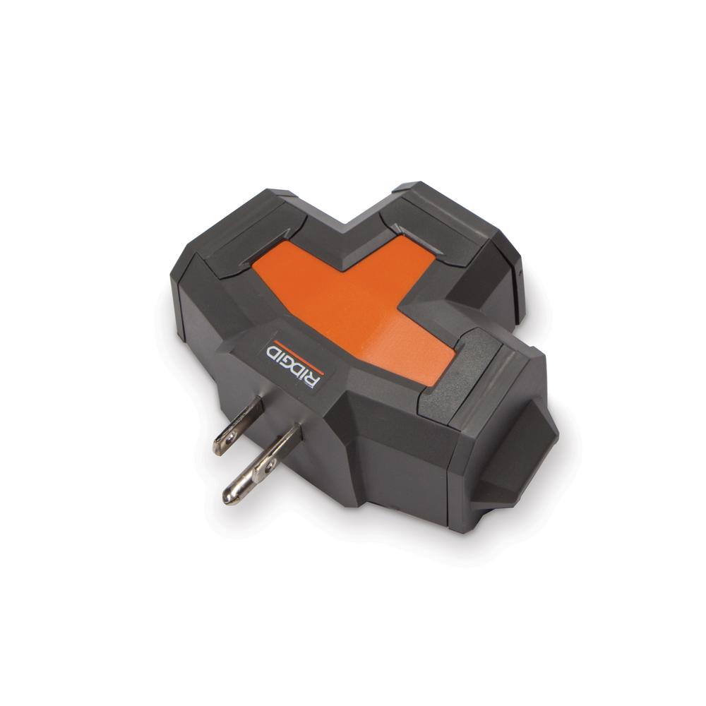 RIDGID 3Outlet Power Hub Adapter36005 The Home Depot