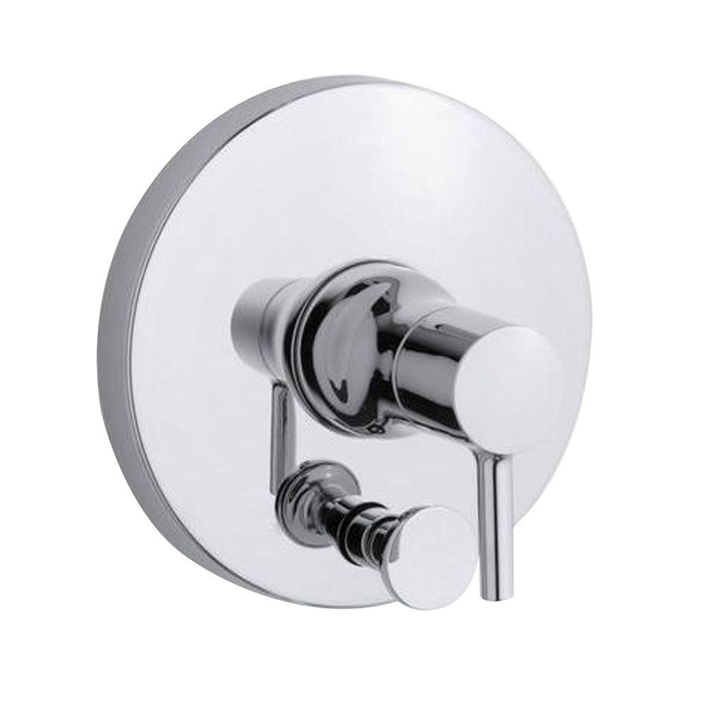Kohler Toobi Rite Temp 1 Handle Valve Trim Kit With Diverter In Kohler Toobi Rite Temp 1 Handle Valve Trim Kit With Diverter In Polished Chrome