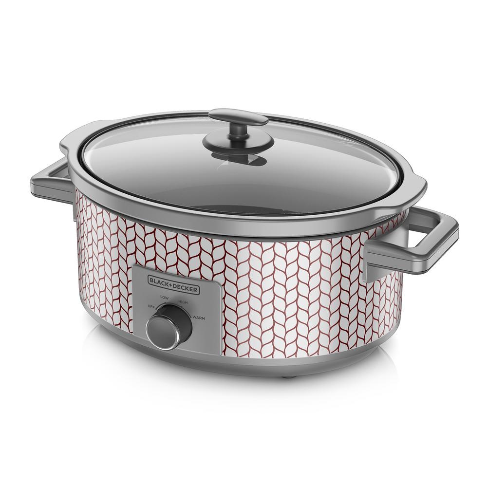 Black & Decker 7 Qt. Slow Cooker Metallic Leaf by BLACK+DECKER