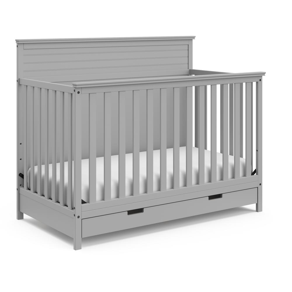 pebble gray crib
