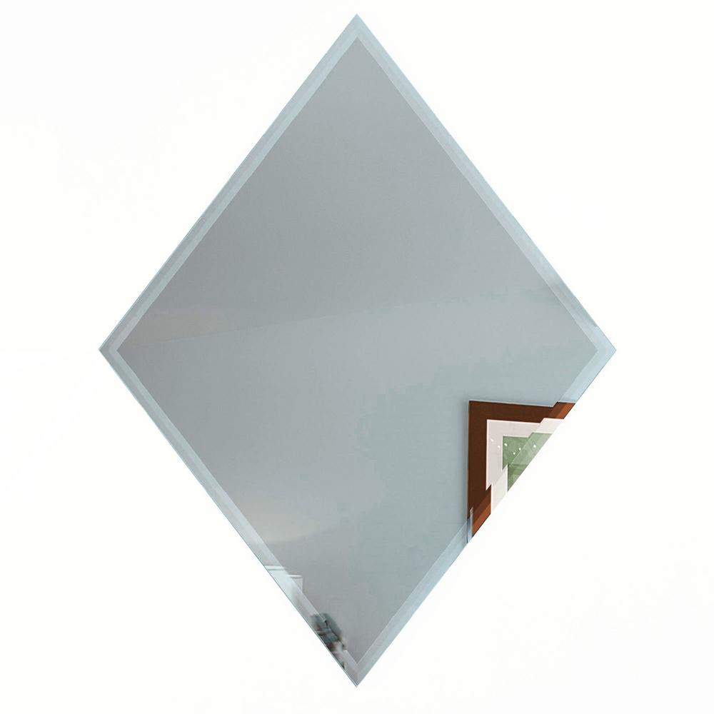 Abolos Diamond 6 X 8 Gray Blue Beveled Glossy Glass Mirror L Abolos Diamond 6 X 8 Gray Blue Beveled Glossy Glass Mirror L Stick Decorative Bathroom Wall Tile Backsplash Pc Pack Hmdrefdia Gr P The Home