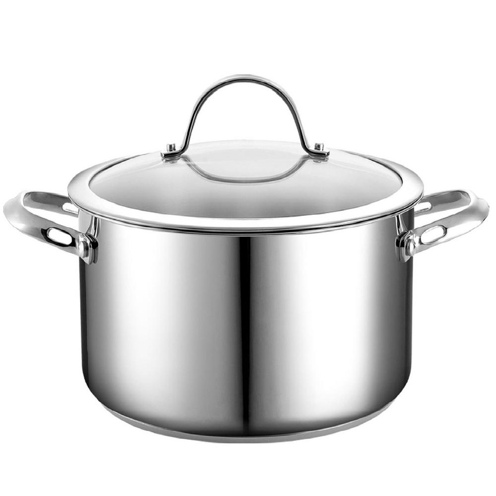 Cooks Standard 6 Qt. Stainless Steel Stockpot with Lid-NC-00350 - The 6 Qt Stainless Steel Pot