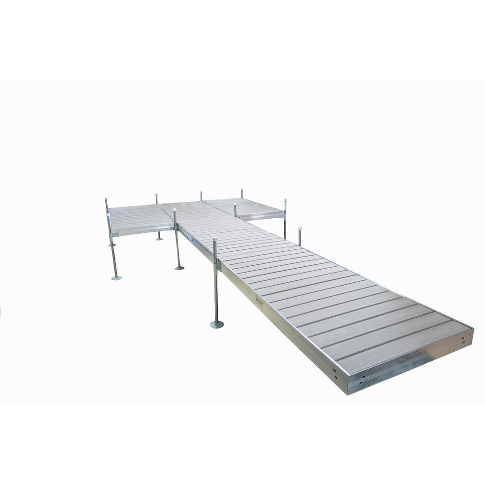 Tommy Docks 24 ft. L 8 ft. x 12 ft. Platform Style Aluminum Frame with ...