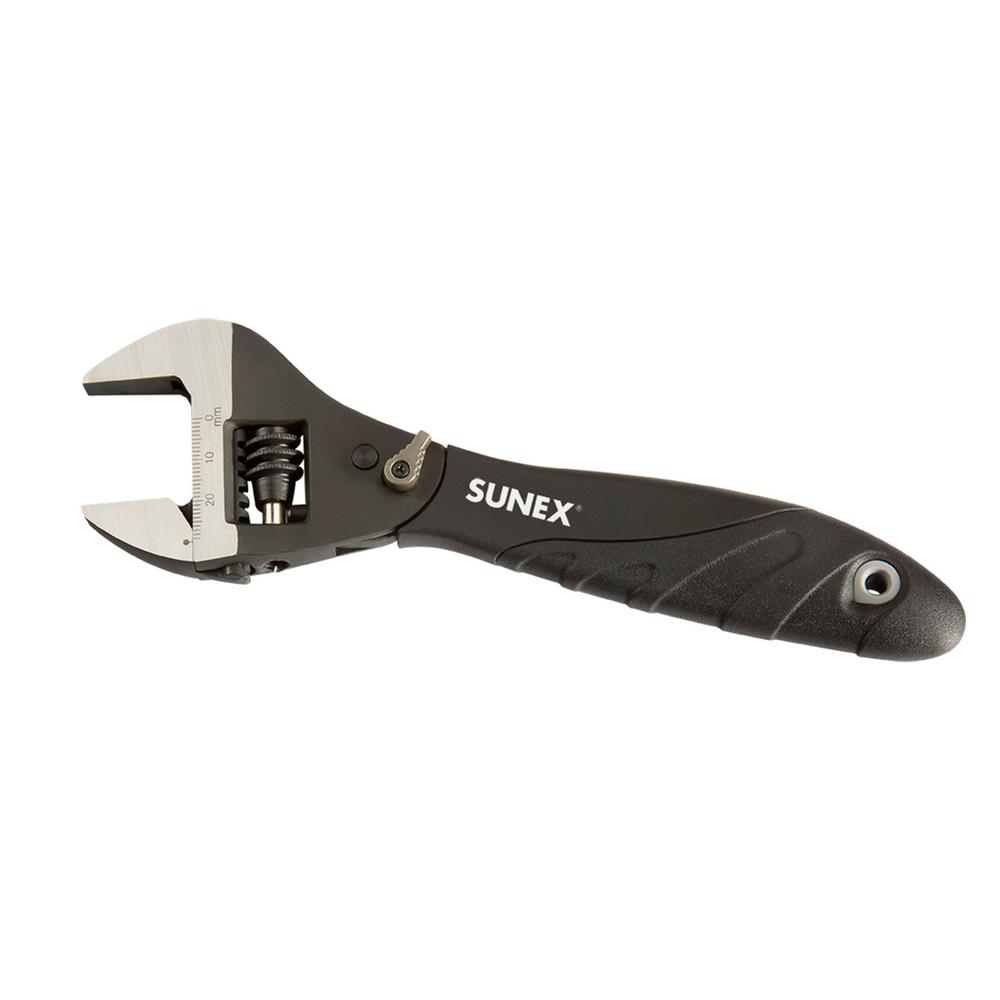 Sunex 8 in. Ratcheting Adjustable Wrench9610 The Home Depot