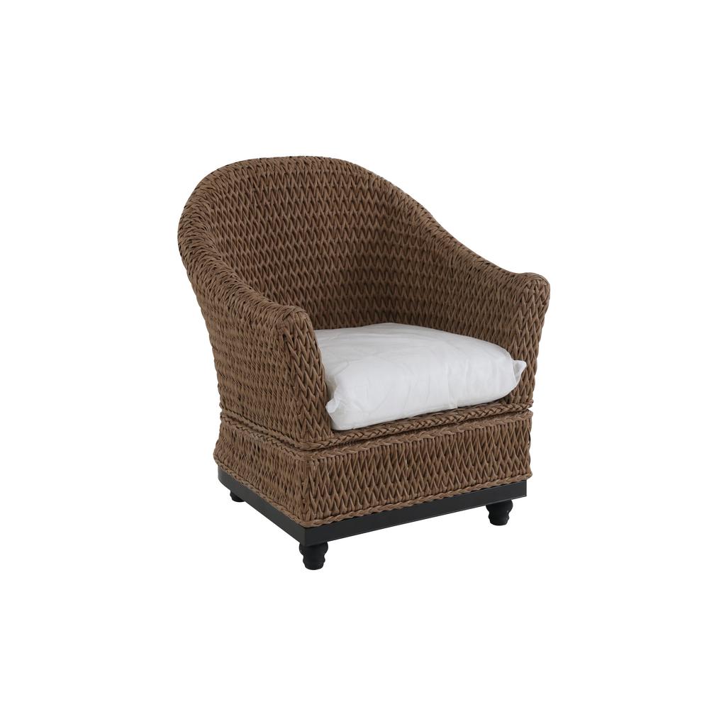 Brown Wicker Lounge Chair - Home Decorators Collection Camden Dark