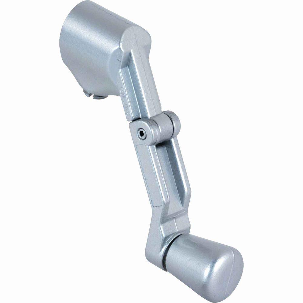 Prime Line Universal Folding Crank Handle Fits Most Spindles Aluminum H 3959 The Home Depot Aluminum Crank Out Windows