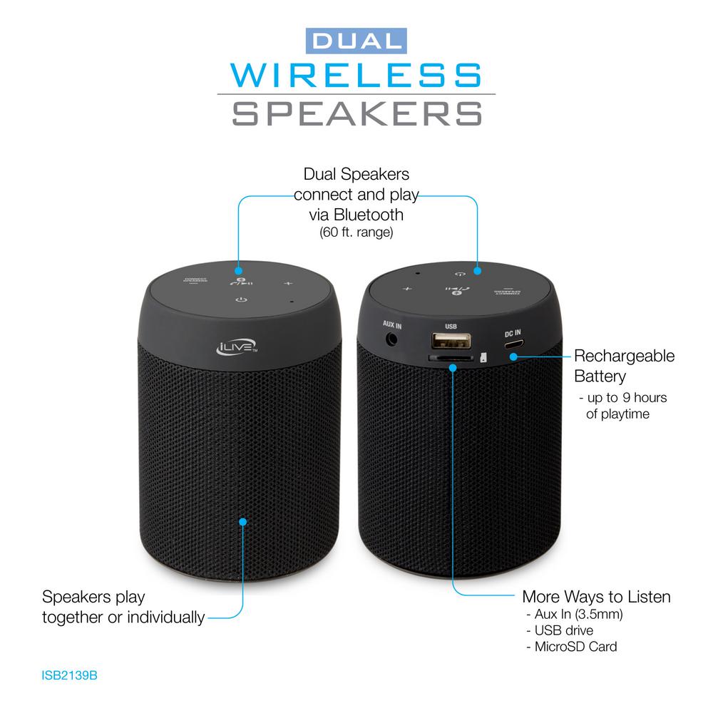 via wireless speaker