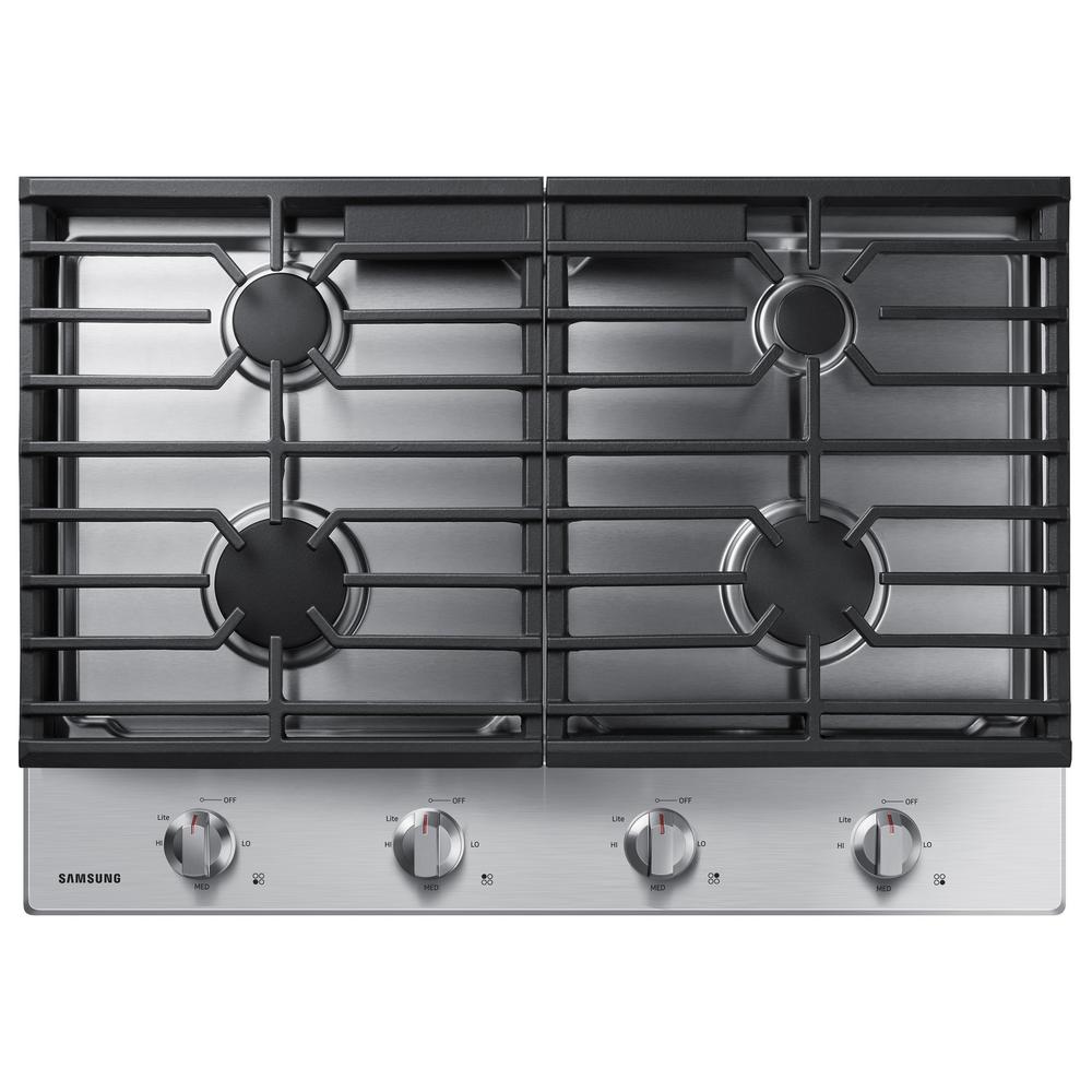 Samsung 30 In Gas Cooktop In Stainless Steel With 4 Burners