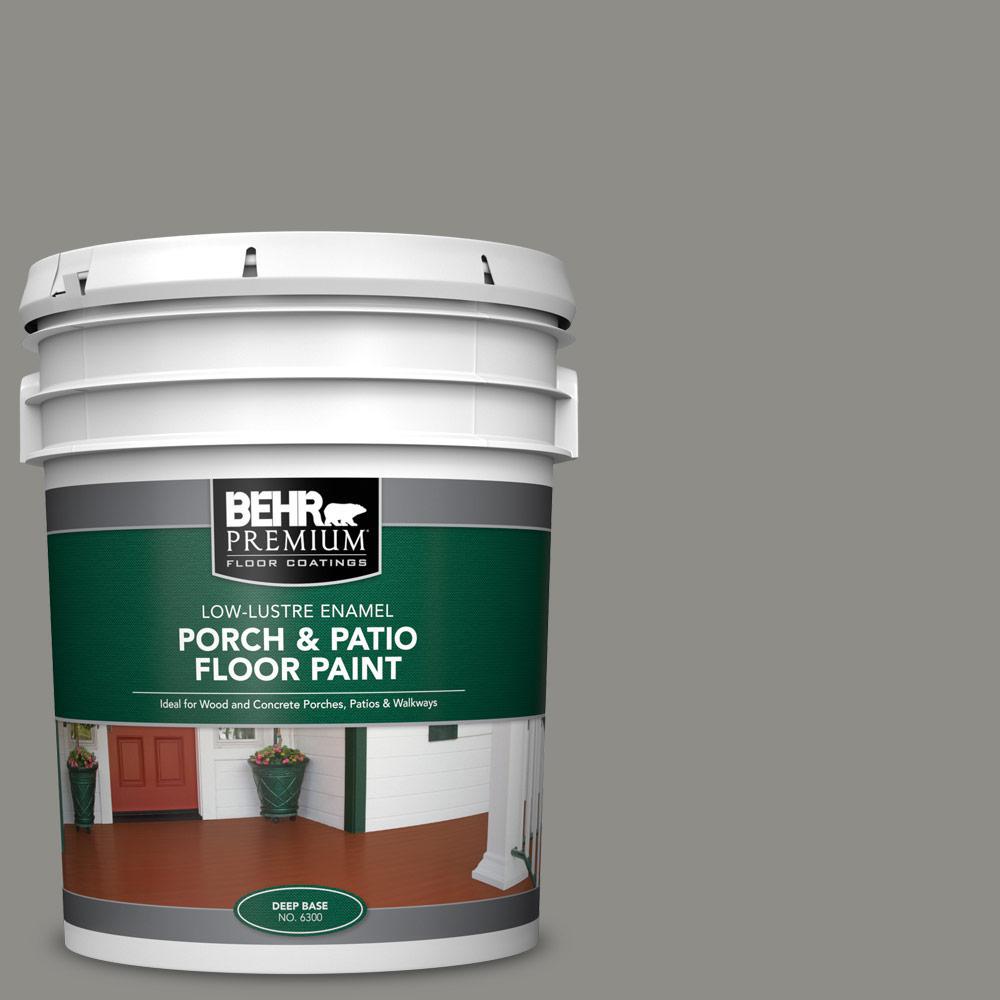 Behr Premium 5 Gal Pfc 69 Fresh Cement Low Lustre Enamel