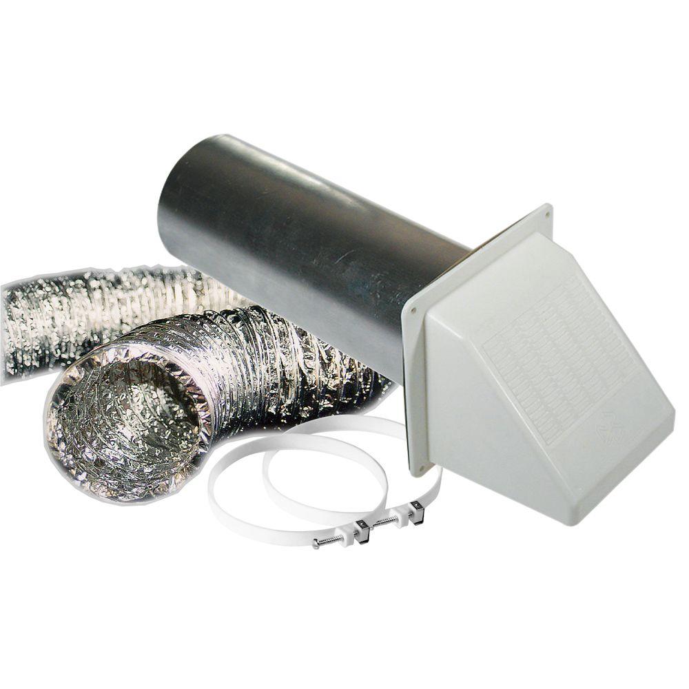 Speedi Products 4 In X 96 In Ul 181 Aluminum Foil Duct With White