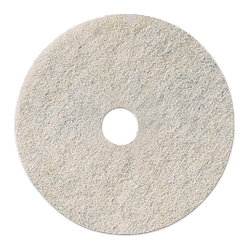 27 Diameter Impact BURN27S Microfiber High Speed Burnishing Pad Case of 5 White