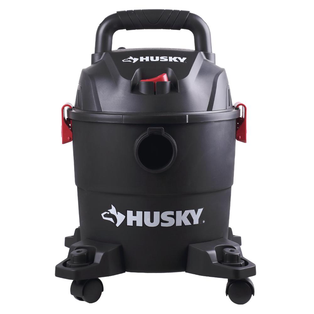Husky 4 Gal. Portable Poly Wet/Dry Vac with 7Piece Accessory Kit