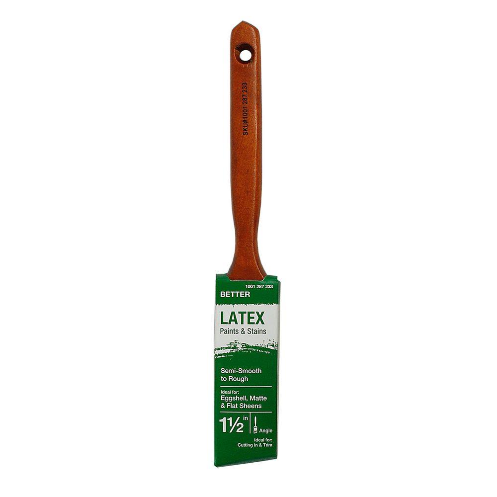 1.5 in. Angled Sash Polyester Blend Paint BrushHD 2172 0150 The Home