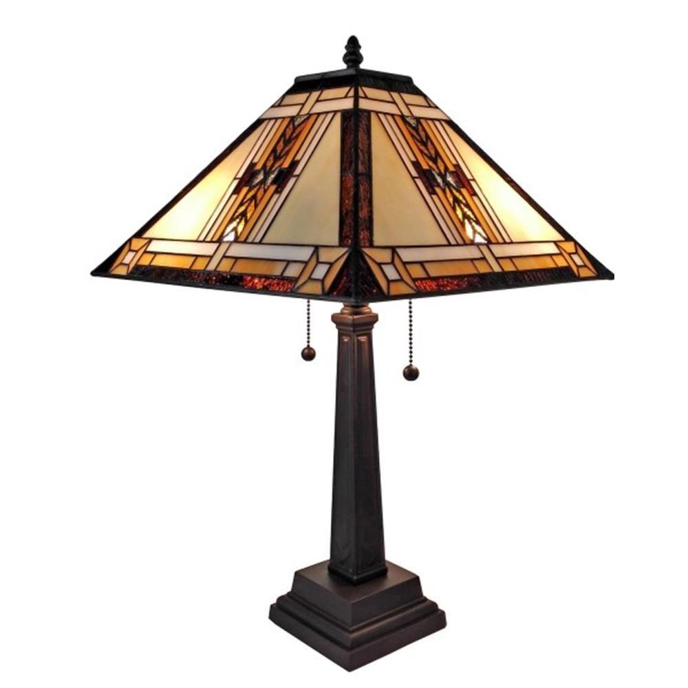 Square Table Lamps The Home Depot Style Mission Design Table Lamp