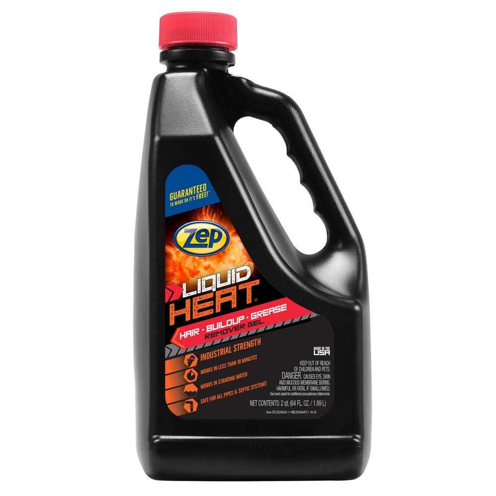 ZEP 64 oz. Liquid Heat Gel Industrial Drain OpenerZULHG64 The Home Depot